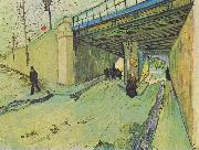 Vincent Van Gogh Railway bridge over the Avenue Montmajour oil painting on canvas